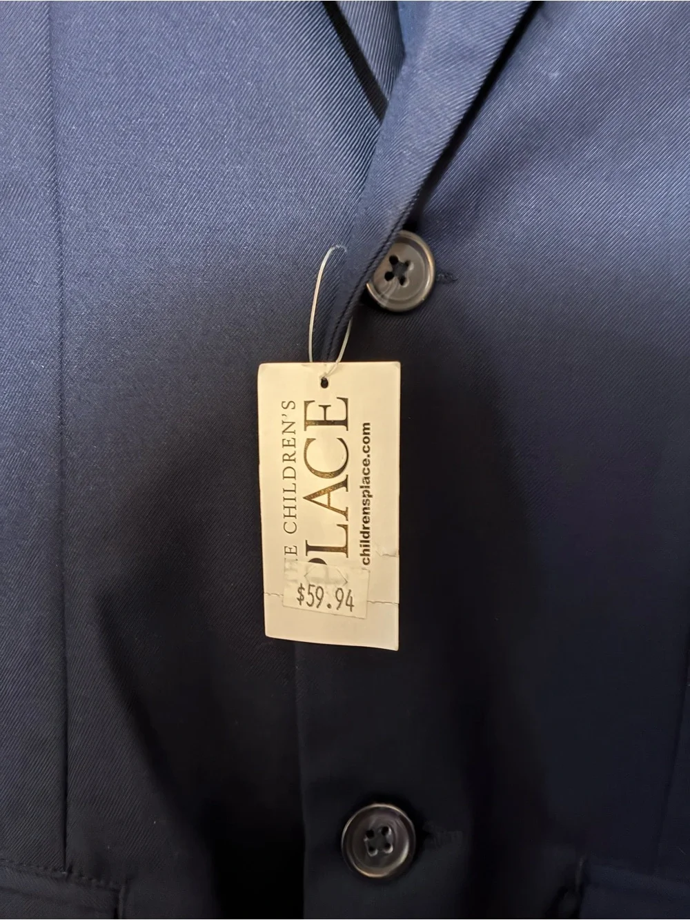 The Children's Place Boys Navy Blazer Suit Jacket NWT US Size 16 